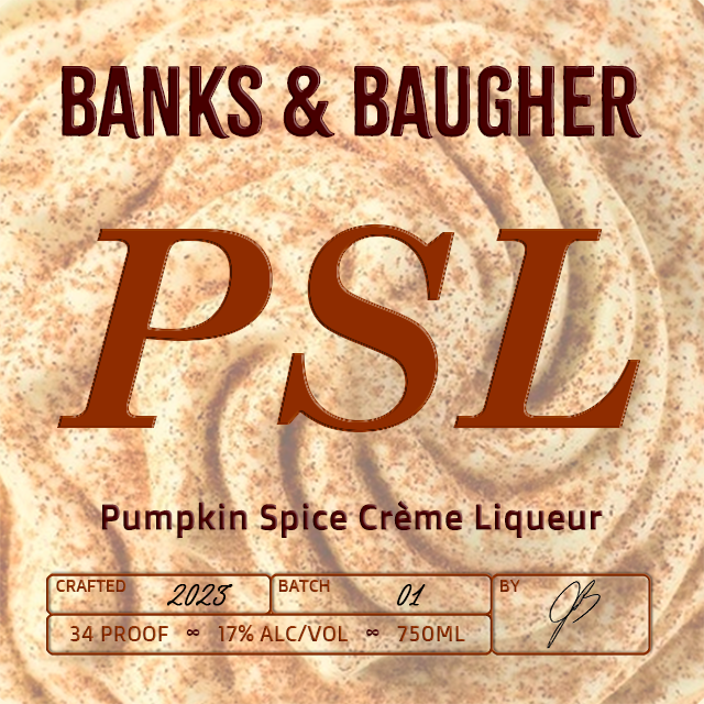 Pumpkin Spice Crème Liqueur.